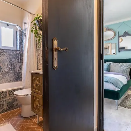 Arty Vintage Townhouse With Rooftop Shower & Sun Loungers Olhao Exterior photo